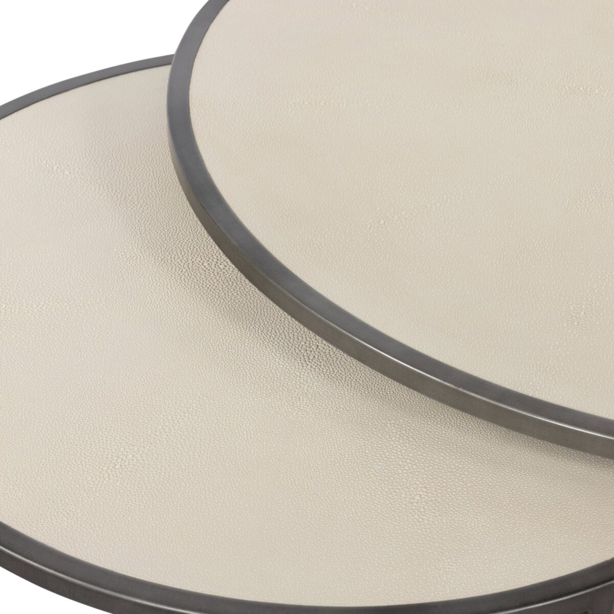 Four Hands Shagreen Nesting Coffee Table - Image 25
