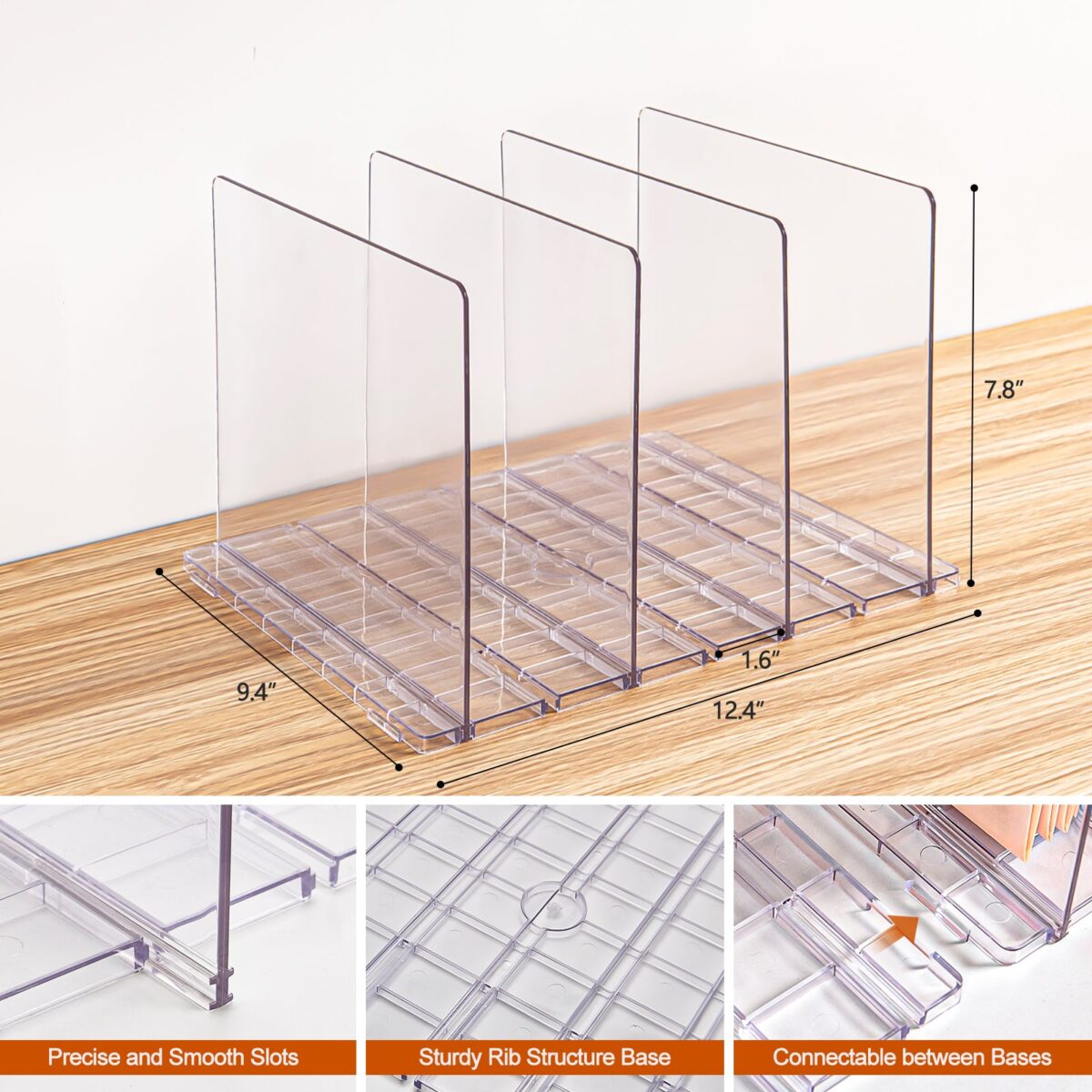 GoMaihe Reusable Shopping Bag Organizer with Adjustable Dividers - Image 4