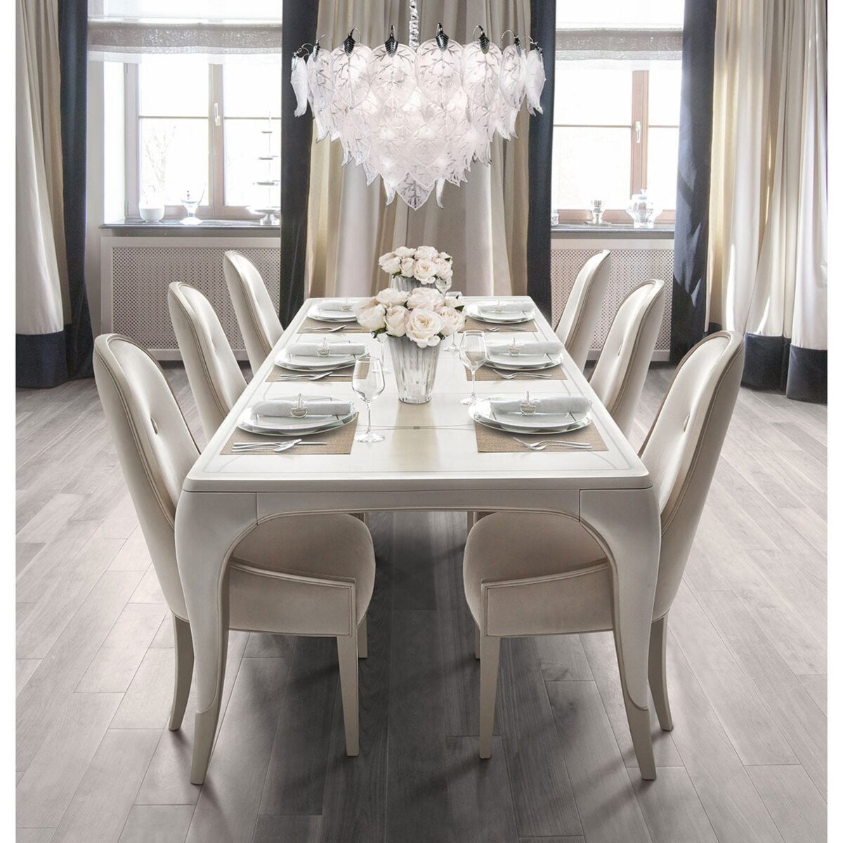 Michael Amini London Place Rectangular Extendable Dining Table - Image 2