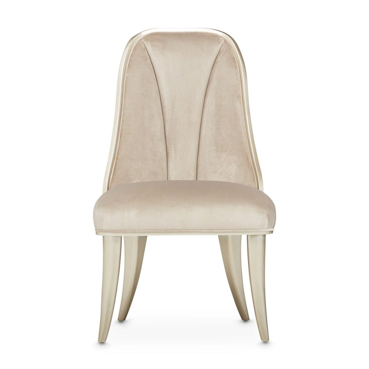 Michael Amini Villa Cherie Hazelnut Dining Side Chair - Set of 2 TF - Image 4