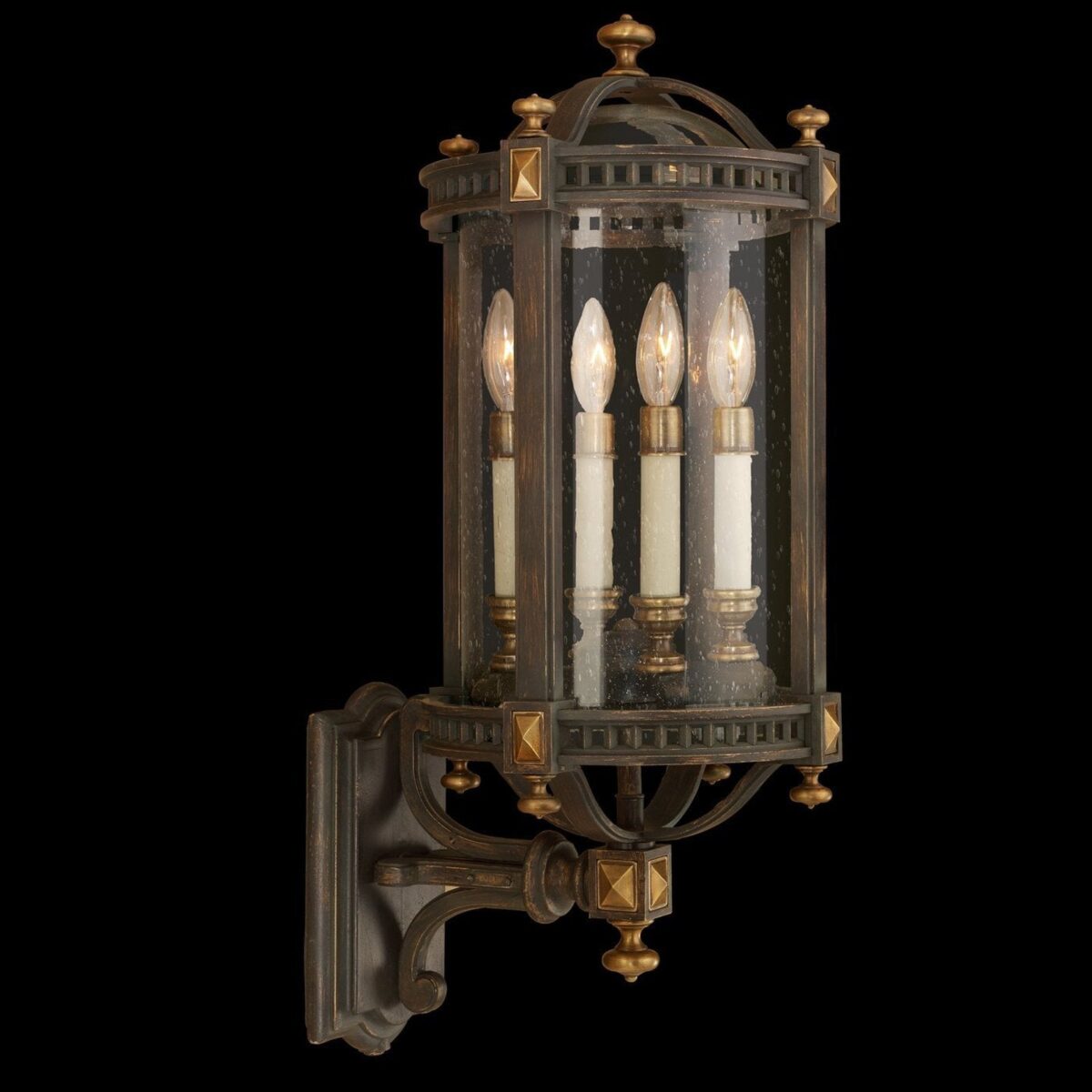 Fine Art Beekman Place 12 Inch Wide 4 Light Outdoor Wall Light - Image 1