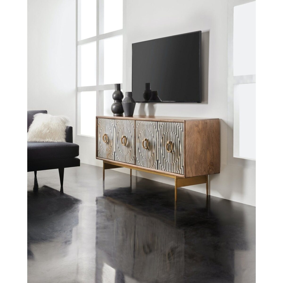 Hooker Furniture Melange Russell Credenza SSP - Image 3