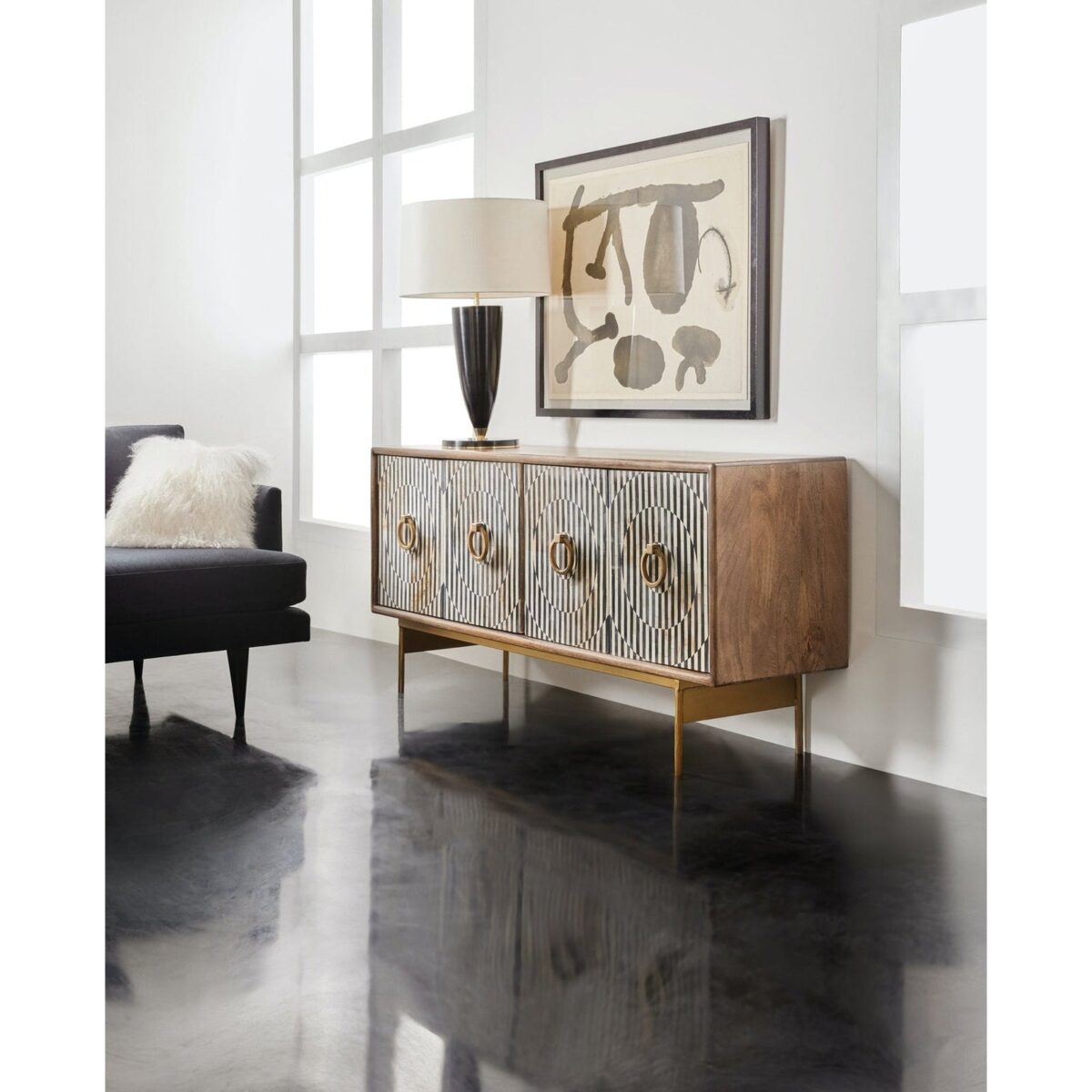 Hooker Furniture Melange Russell Credenza SSP - Image 2