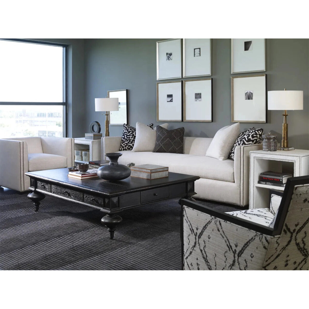 Century Furniture Monarch Grand Oak Cocktail Table - Image 3