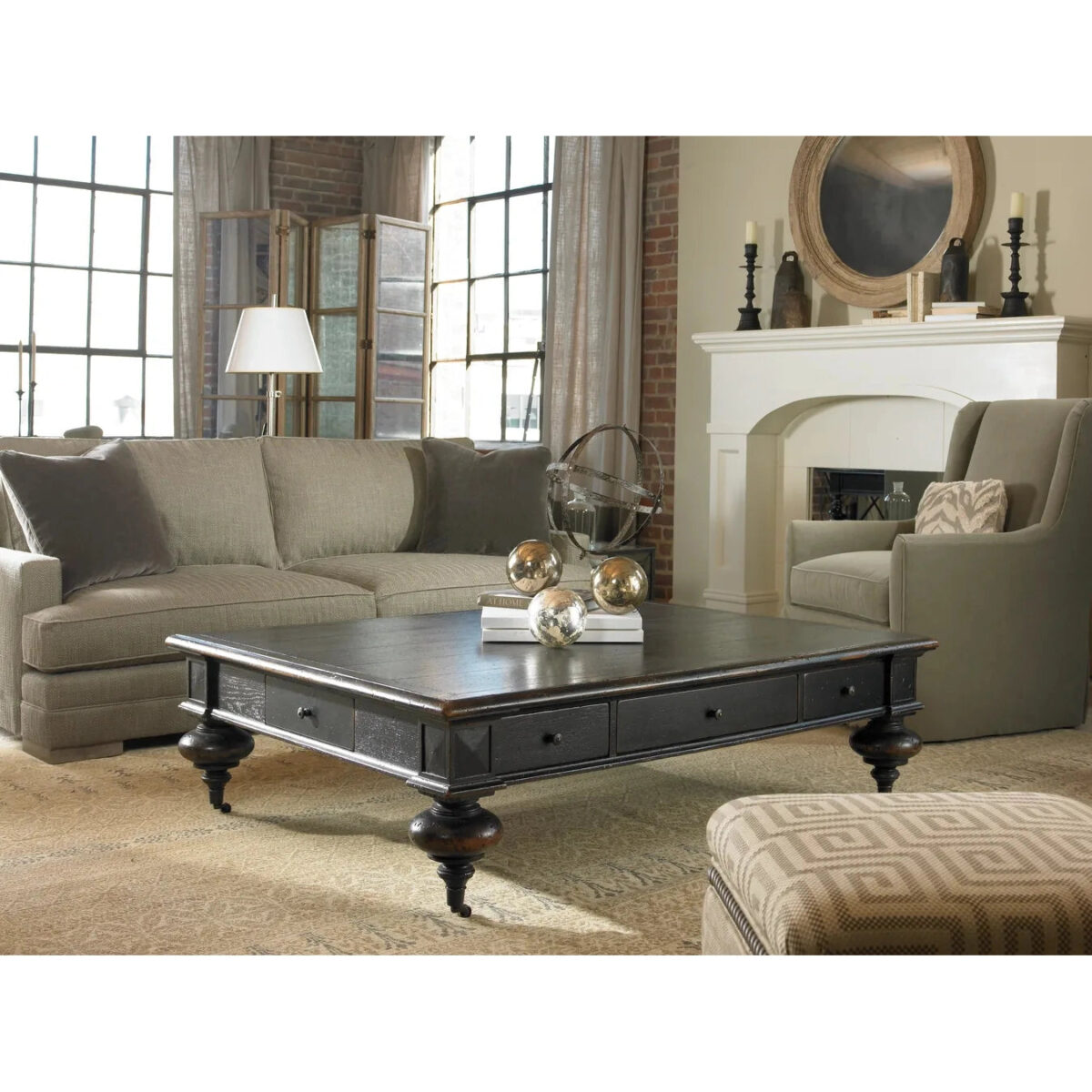 Century Furniture Monarch Grand Oak Cocktail Table - Image 2